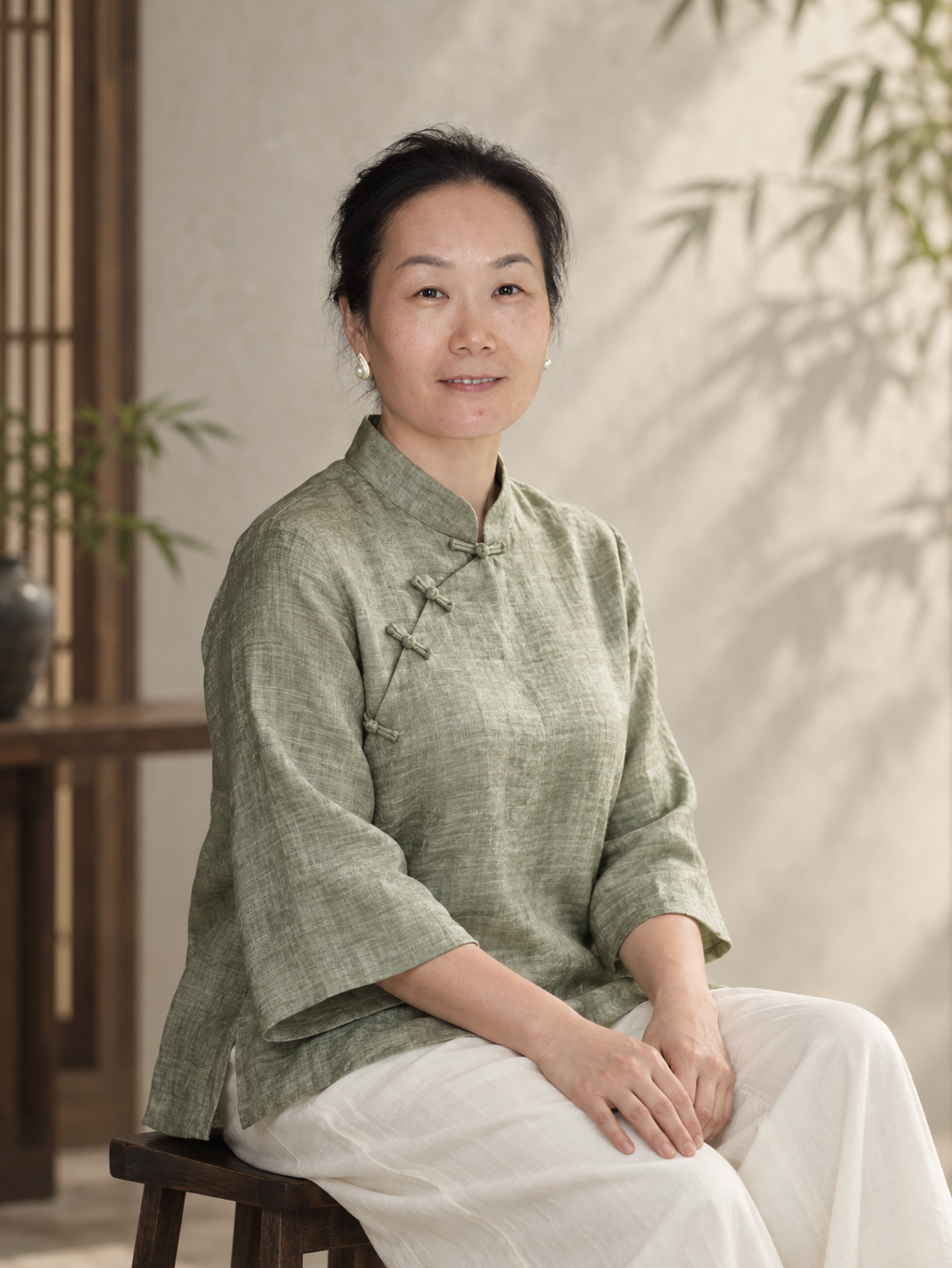 张馨月本人照片参照的AI形象设计